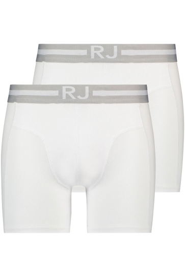 RJ Bodywear Ondergoed BREDA BOXERSHORT 2-PACK WHITE