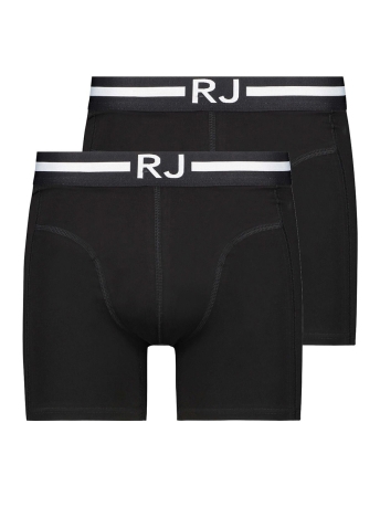 RJ Bodywear Ondergoed BREDA BOXERSHORT 2-PACK BLACK