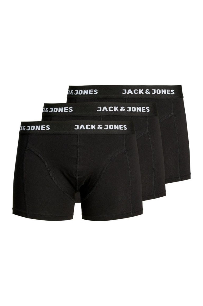 JACANTHONY TRUNKS 3 PACK BLACK 12171944 BLACK/BLACK