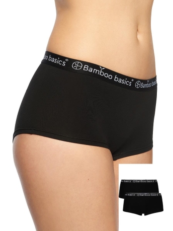 Bamboo basics Ondergoed IRIS BASICS KNITTED HIPSTER BLACK