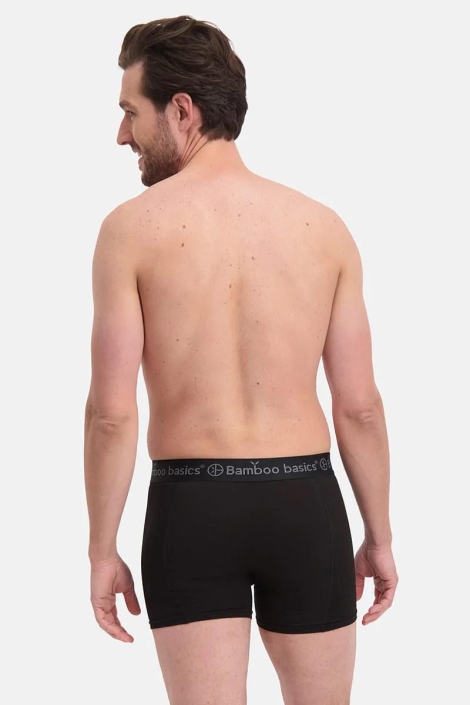 Bamboo basics zwarte heren ondergoed | Model achteraanzicht
