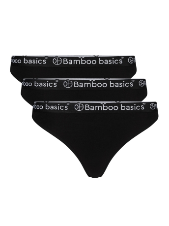 Bamboo basics Ondergoed EMMA THONGS BLACK 001