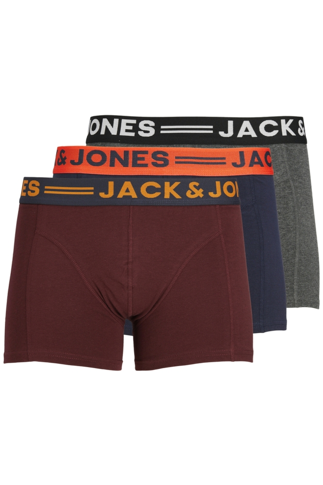 JACLICHFIELD TRUNKS 3 PACK NOOS 12113943 Burgundy