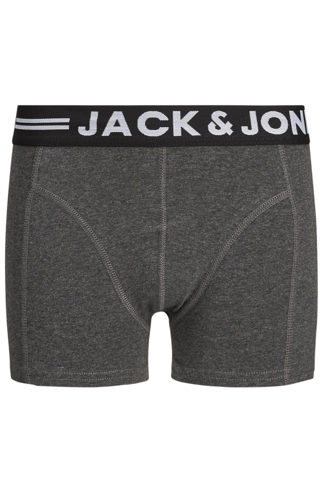 JACLICHFIELD TRUNKS 3 PACK NOOS JNR 12149294 Dark Grey Melange