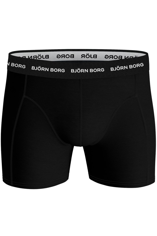 COTTON STRETCH BOXER3P 9999 1024 BLACK 90011
