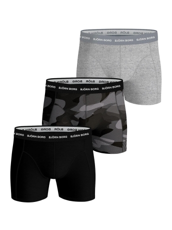 Bjorn Borg Ondergoed SHORTS BB SHADELINE 3P 9999 1132 BLACK GREY 90651