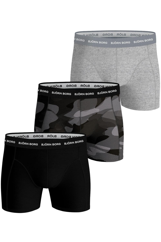 SHORTS BB SHADELINE 3P 9999 1132 BLACK GREY 90651