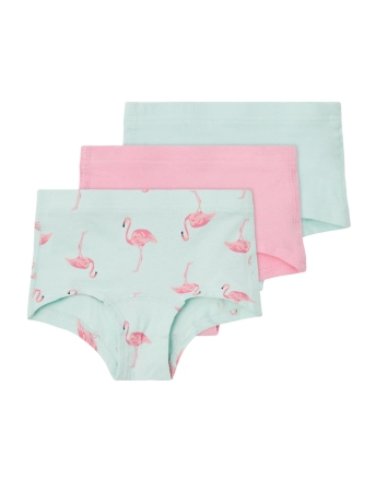 Name It Ondergoed NMFTIGHTS 3P GLACIER FLAMINGO NOOS 13202697 Glacier