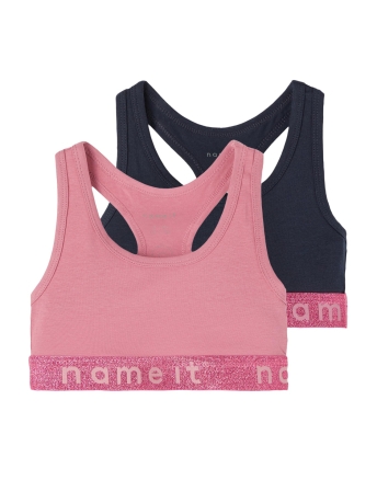 Name It Ondergoed NKFSHORT TOP 2P NOOS 13208835 Heather Rose