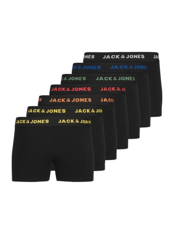 Jack & Jones Junior Ondergoed JACBASIC TRUNKS 7 PACK NOOS JNR 12223126 Black