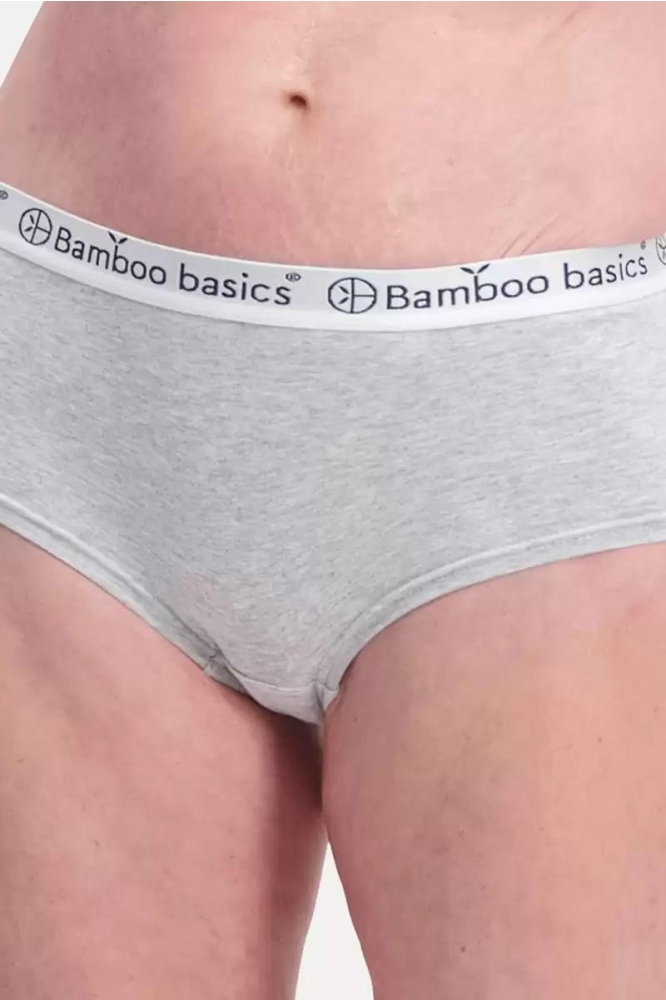 Bamboo basics grijze dames ondergoed | Close up