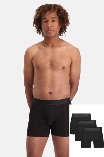 Bamboo basics Ondergoed RICO BASICS KNITTED BLACK TONSURTON
