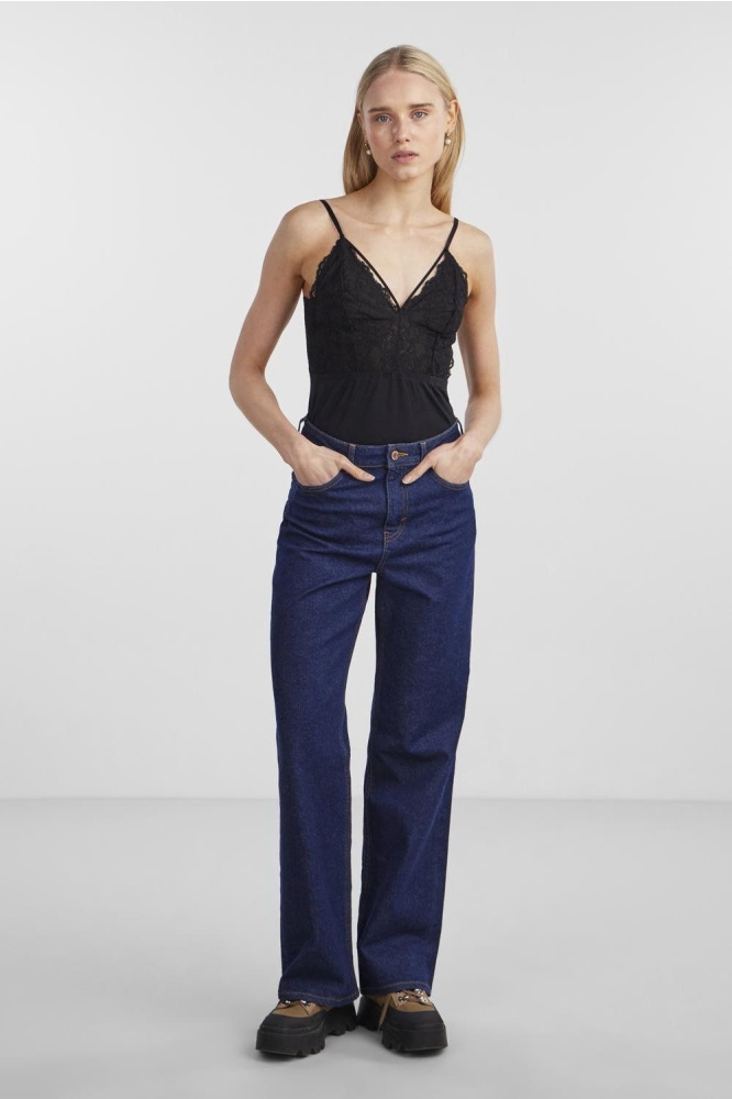 Pieces zwarte dames top | Model