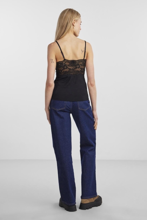 Pieces zwarte dames top | Model