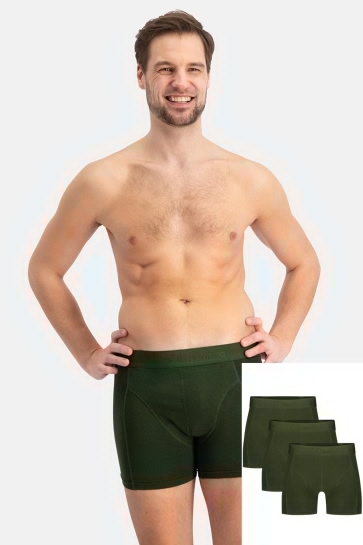 Bamboo basics Ondergoed RICO BASICS KNITTED ARMY TONSURTON