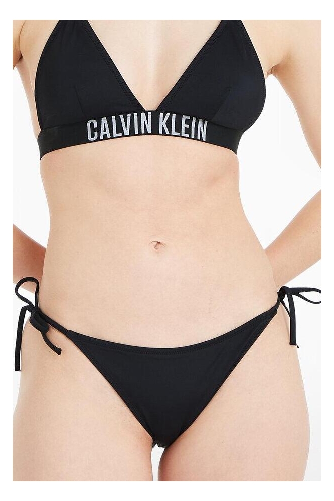 Calvin Klein zwarte dames accessoire | Model vooraanzicht