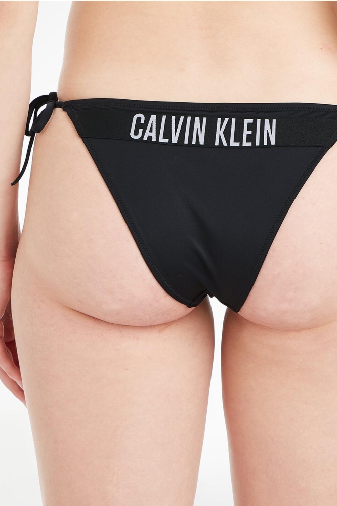 Calvin Klein zwarte dames accessoire | Model achteraanzicht