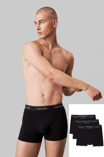Calvin Klein Ondergoed RELAXED DART TRUNK LV00NB4286 BLACK W/ BLACK WBS