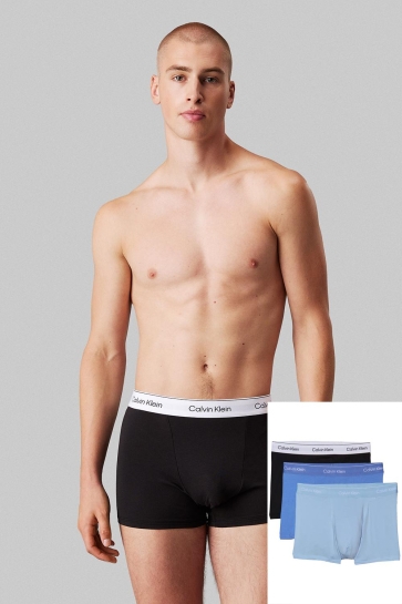 Calvin Klein Ondergoed RELAXED DART TRUNK LV00NB4286 BLACK/GLACIER/BLUE BELL W/ DTM W