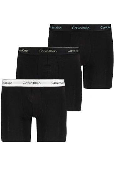 Calvin Klein Ondergoed BOXER BRIEF 3PK LV00NB4394 B WHITE/BEAU BLUE/LEAFY FUN LGS