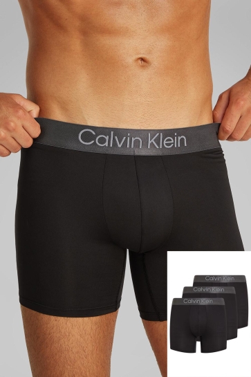 Calvin Klein Ondergoed BOXER BRIEF 3PK LV00NB4124 BLACK/BLACK/BLACK