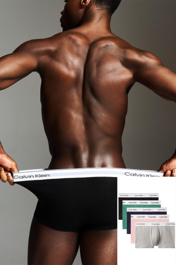 Calvin Klein Ondergoed TRUNK 5PK VR4 LV00NB4393VR4 BLK S HTHR BUFF PK SLINE LIV TL