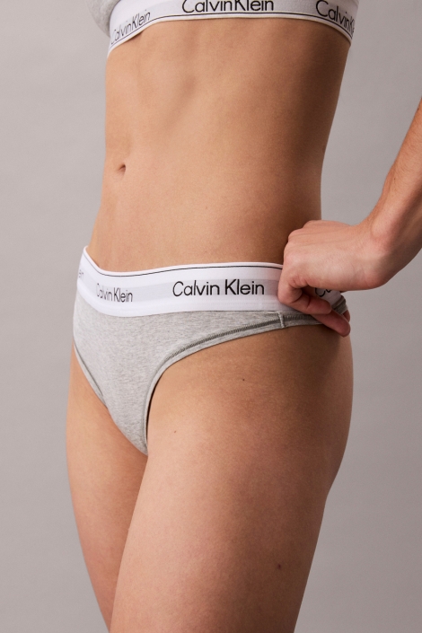 Calvin Klein grijze dames ondergoed | Model zijaanzicht