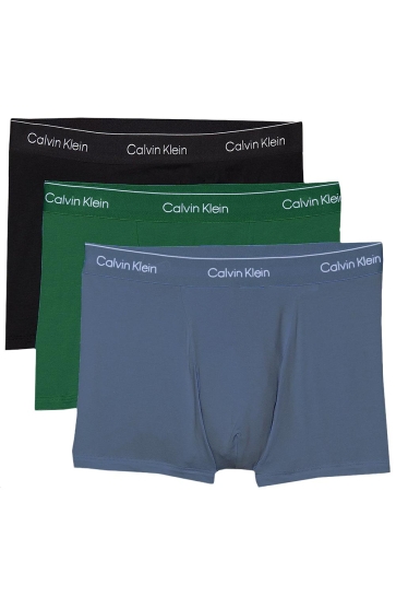 Calvin Klein RELAXED FIT TRUNK 3PK LV00NB4286 TURF W/DTM/BLACK W/DTM WB/ DARK