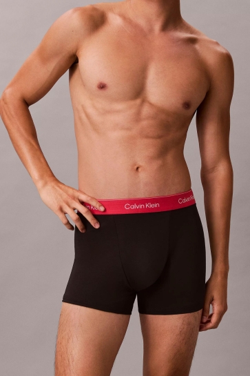 Calvin Klein Ondergoed RELAXED FIT TRUNK 3P LV00NB4286 0AZ BLACK W/ ADRENALINE RUSH WB/BLACK