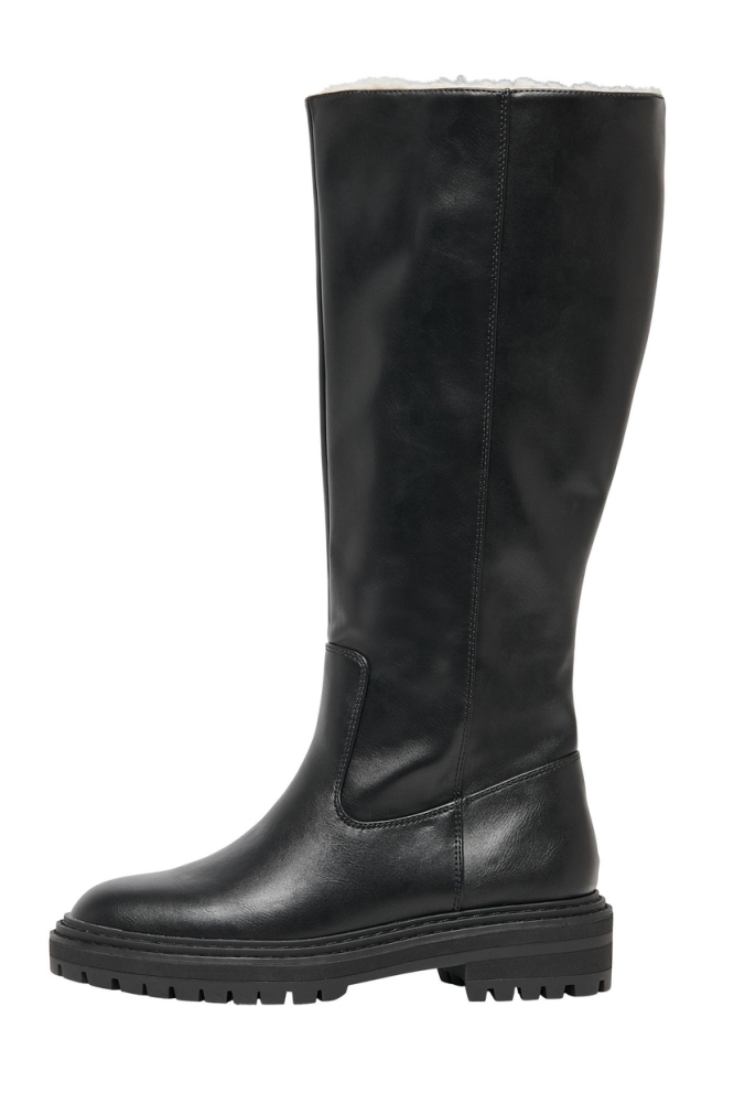 onlbeth6 pu tall warm boot 15272042 only laars black