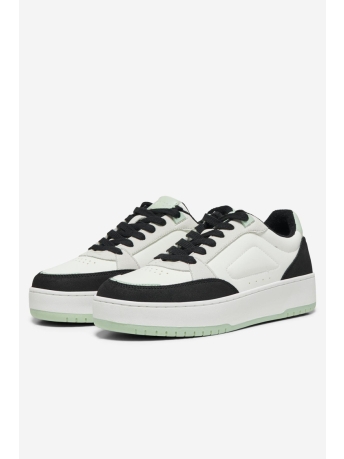 Only Schoen ONLSAPHIRE-1 PU SNEAKER 15288079 White/W. Black