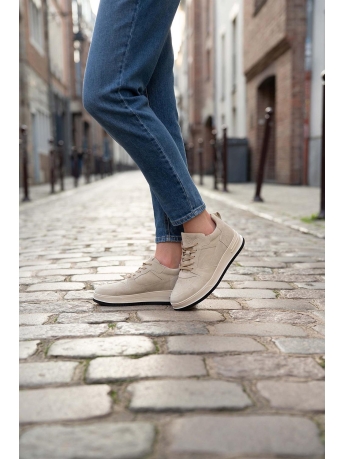 Zusss Schoen SUEDE SNEAKERS 0901 011 1514 ZAND
