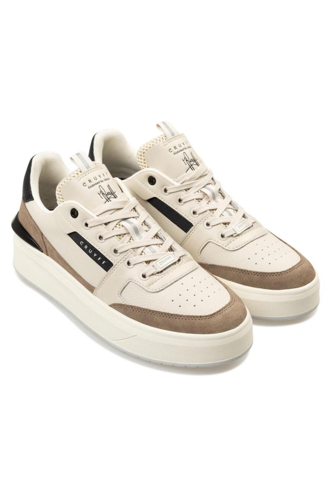 Cruyff beige heren sneaker | Vooraanzicht
