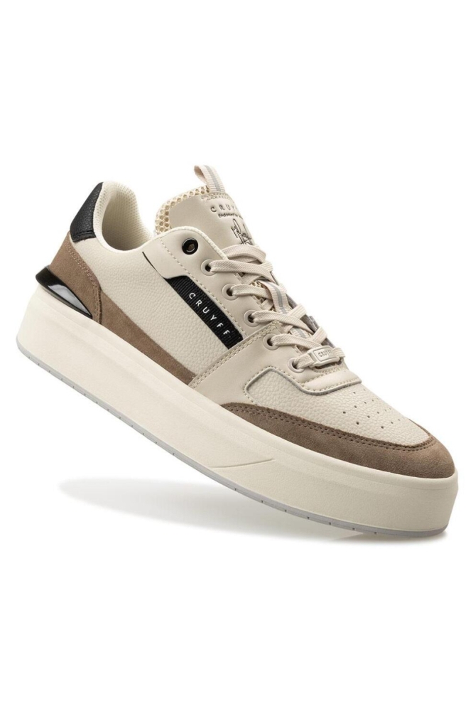 Cruyff beige heren sneaker | Zijaanzicht