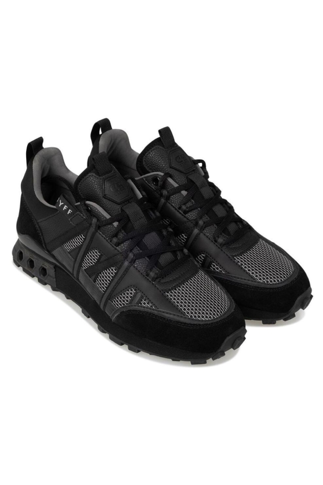 Cruyff zwarte heren sneaker | Vooraanzicht