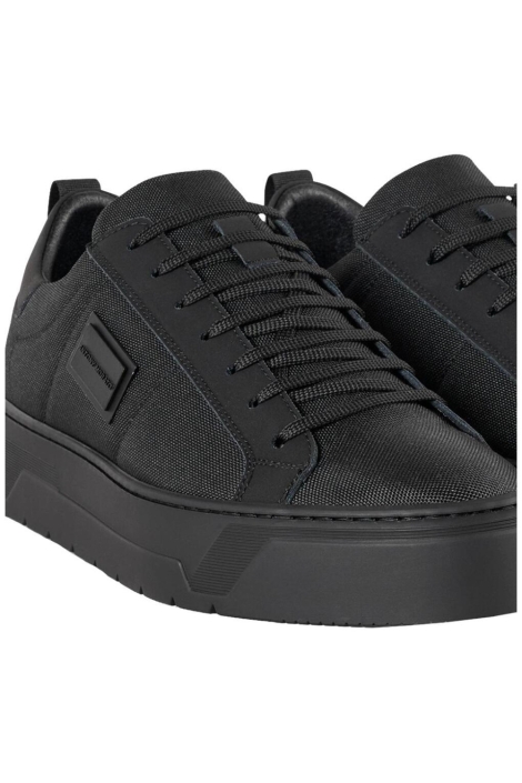 Antony Morato zwarte heren sneaker | Close up