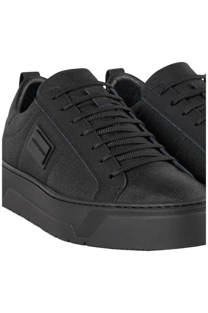Antony Morato zwarte heren sneaker | Close up
