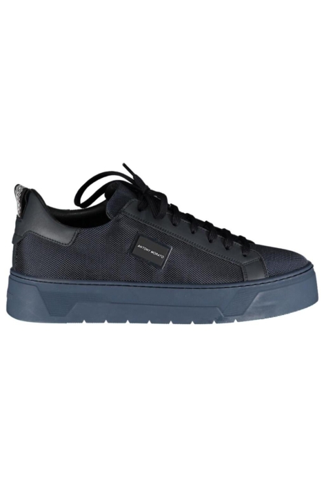 Antony Morato blauwe heren sneaker | Zijaanzicht