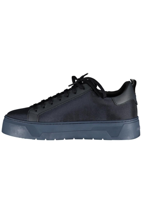Antony Morato blauwe heren sneaker | Zijaanzicht