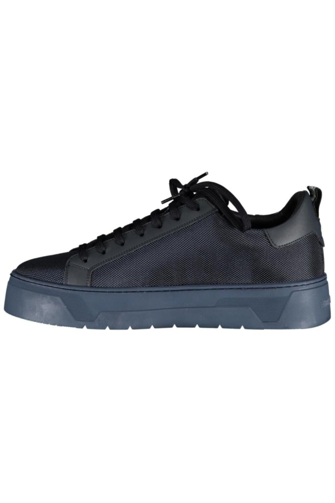 Antony Morato blauwe heren sneaker | Zijaanzicht