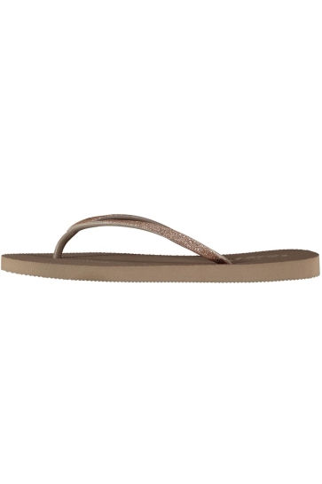 Sarlini Schoen FLIPFLOPS GLITTER 000123992001 TAUPE