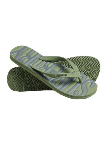 Superdry Schoen VINTAGE VEGAN FLIP FLOP MF310237A Olive Khaki