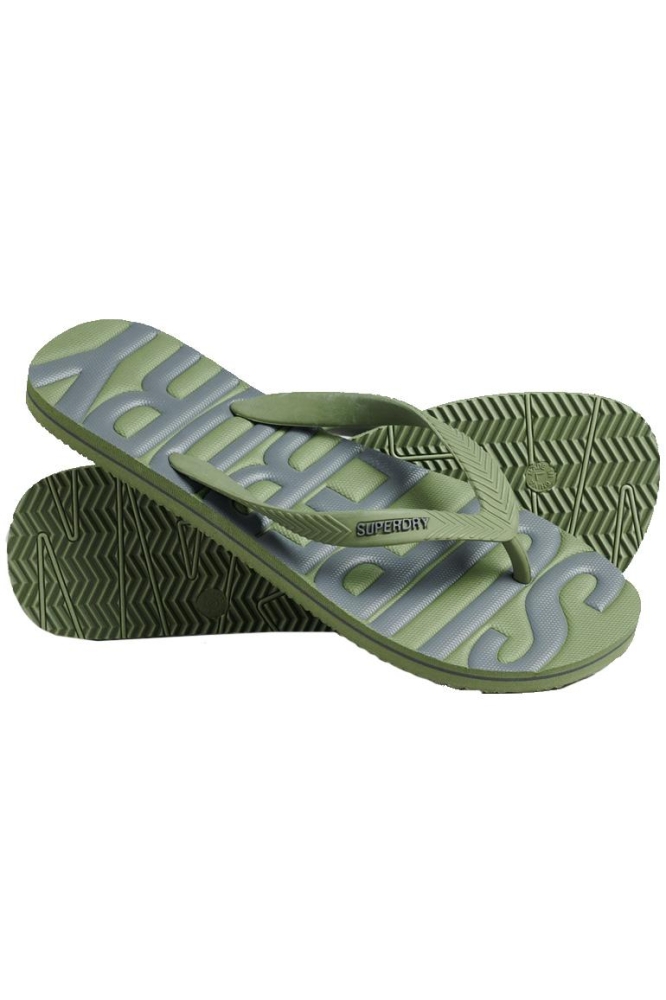 VINTAGE VEGAN FLIP FLOP MF310237A Olive Khaki