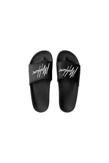 Malelions Schoen SIGNATURE SLIDES MA3 SS25 05 904 BLACK/WHITE