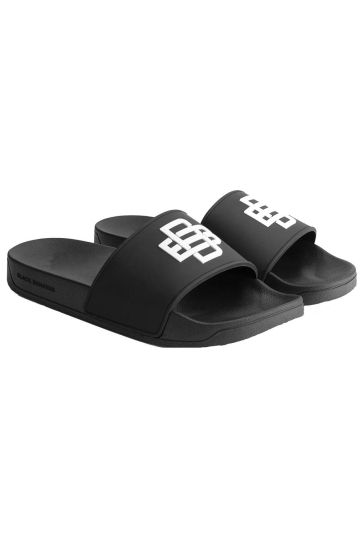 Black Bananas Schoen MONOGRAM SLIDES 1 125 9 02 BLACK