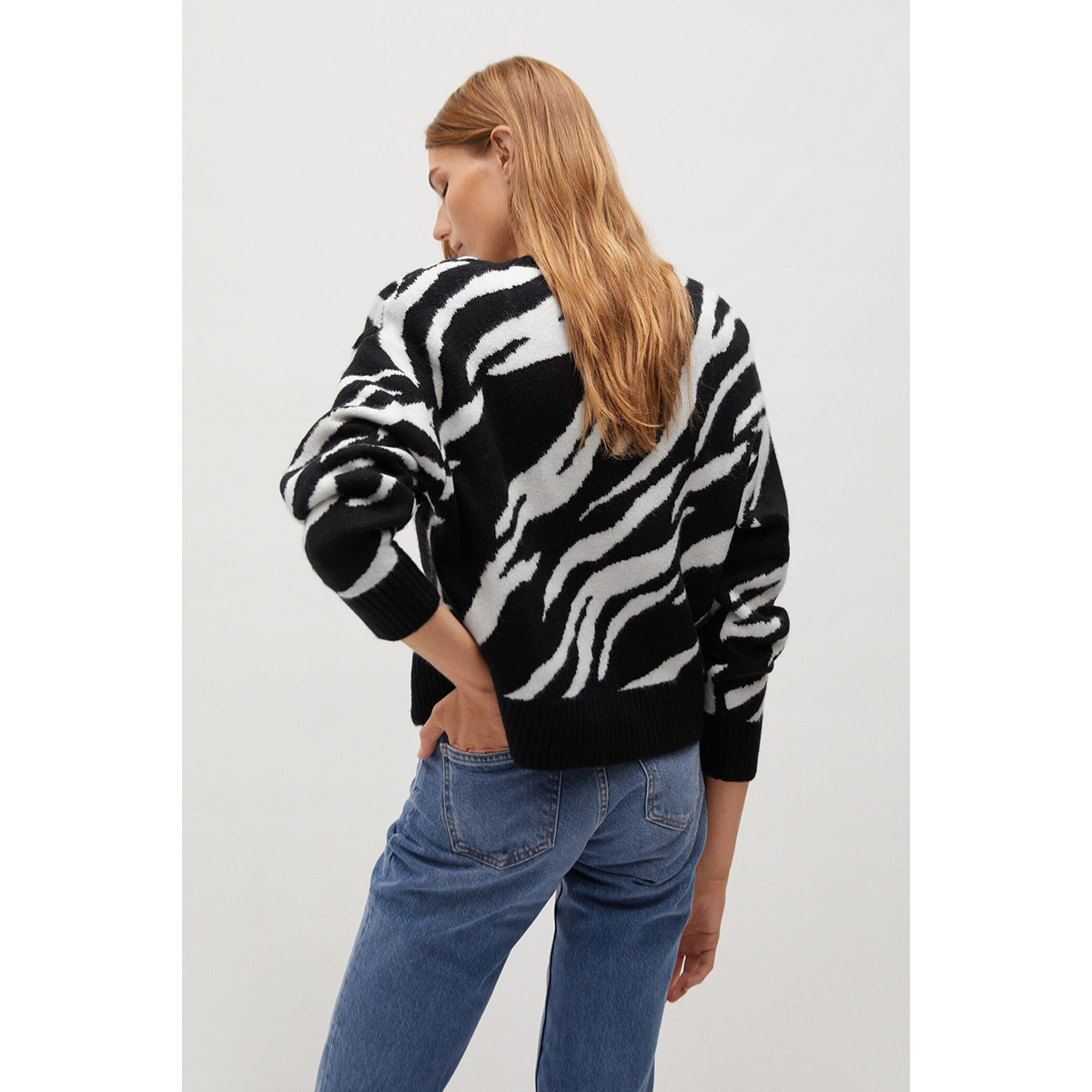 trui met zebraprint 77005952 mango trui 99 trui met zebraprint 77005952 mango trui 99