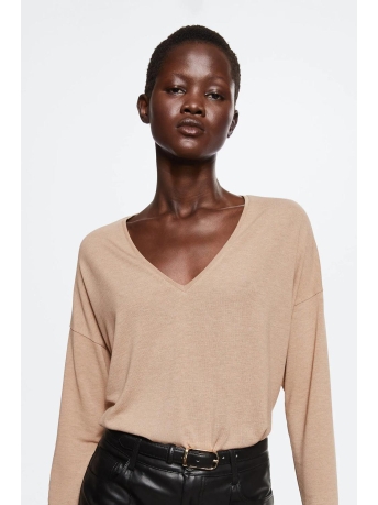 Mango T-shirt T SHIRT MET V HALS 37055911 07