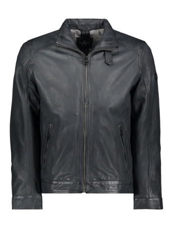 Donders Jas LEATHER JACKET 52318 790 BLUE NIGHT