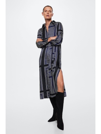 Mango Jurk MIDI JURK MET GEOMETRISCHE PRINT 37017771 52