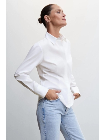 Mango Blouse KATOENEN BASIC OVERHEMD 47010422 02